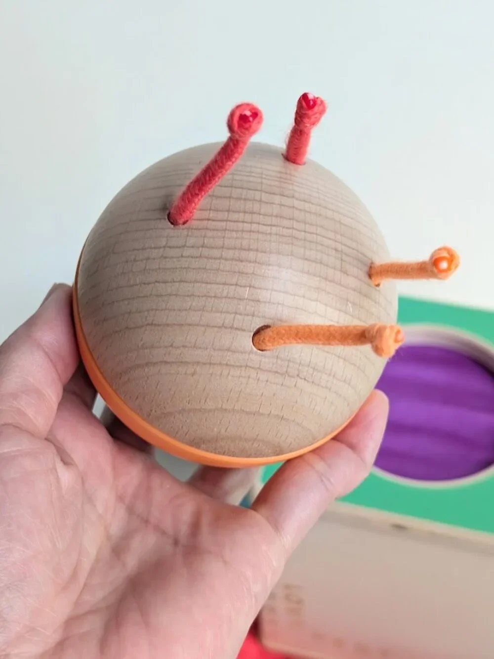 Lovevery Baby Pincer Chime Ball from Explorer Play Kit 9-10M